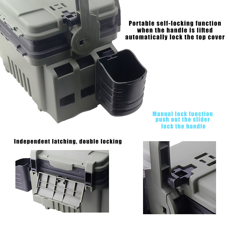 JSFUN Fishing Box Barrel Holde - Fishing Kayak Crate 评论和价格